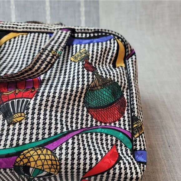 CHRISTIAN DIOR Vintage 90s Houndstooth And Ribbon Print Cosmetic Bags - Picture 6 of 16